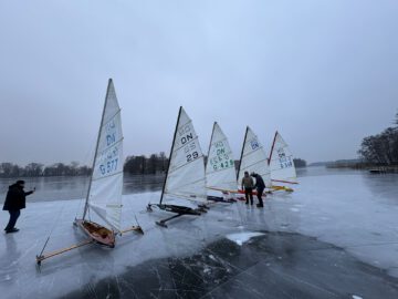 Fotos vom Eissegeln